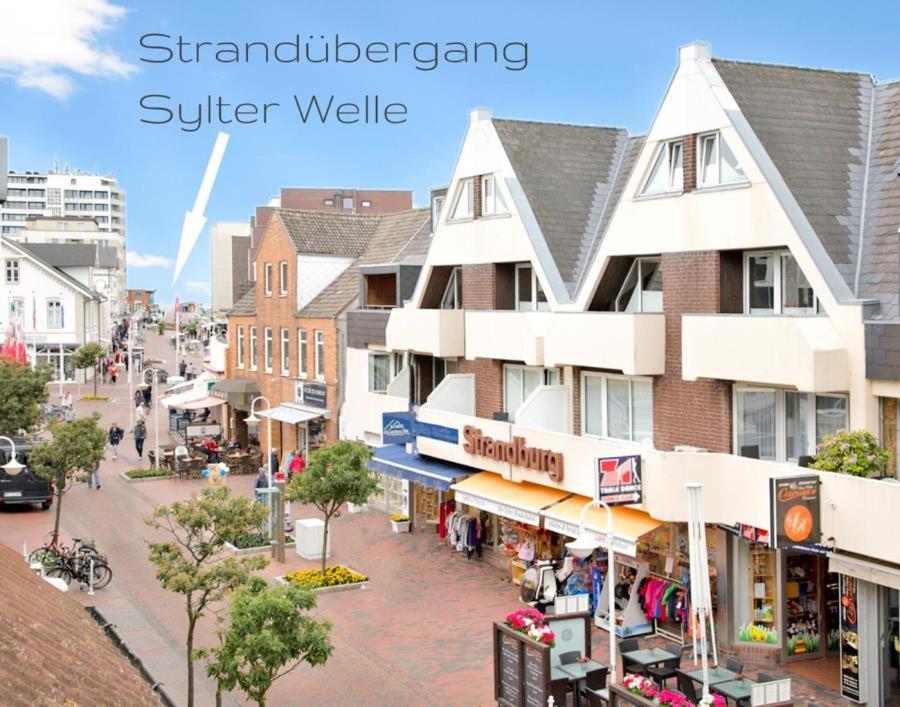 Erleben Sie Ihren Urlaub Im Zentral Gelegenen Apartmenthaus Strandburg Im Herzen Von Westerland 1 外观 照片